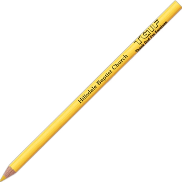 Colored crayon pencil with painted style barrel adds impact to advertising... from ASI 86850 Shepenco/Shelbyville Pencil Co, Inc / SHEPENCO® Shelbyville Pencil Company