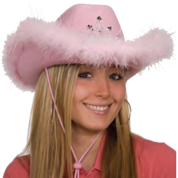 Light-up pink felt cowboy hat. Packed 1 dozen. Must order in... from ASI 63090 Jacobson Hat Co Inc / J Hats®