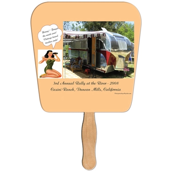 Tapered square digital economy fans with double sided film lamination.... from ASI 67620 Lion Circle Corp / Lion/Circle