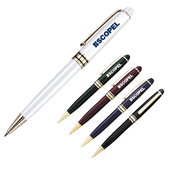 Our most popular all brass ballpoint pen.... from ASI 40544 Binaco / Binaline