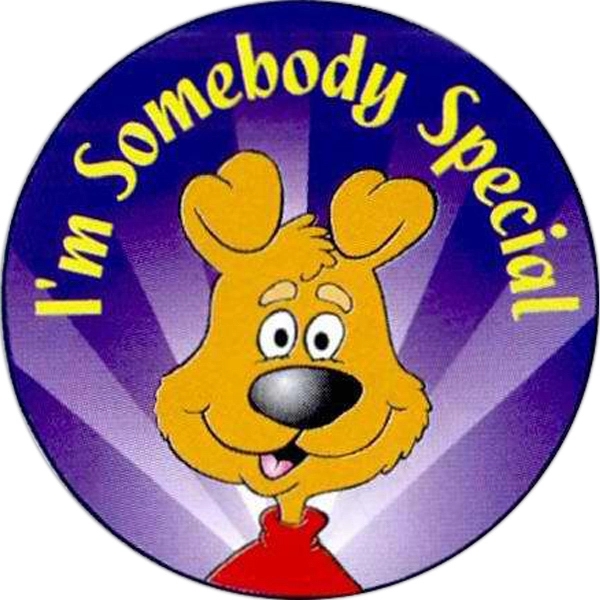 2" round "I'm Somebody Special" stickers. Blank.... from ASI 45815 Coloring Book Solutions / Coloring Book Solutions™