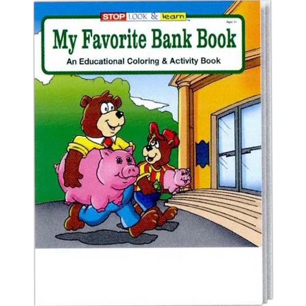 My Favorite Bank educational coloring and activity book.... from ASI 45815 Coloring Book Solutions / Coloring Book Solutions™