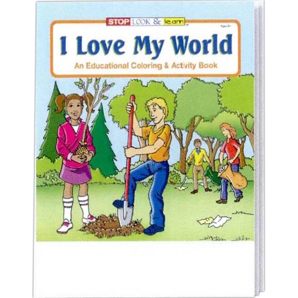 COLORING SET: I Love My World coloring and activity book fun... from ASI 45815 Coloring Book Solutions / Coloring Book Solutions™