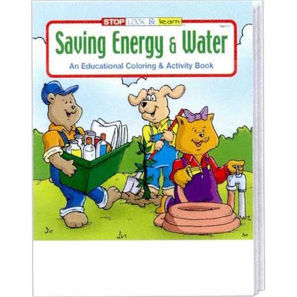 Saving Energy and Water educational coloring and activity book.... from ASI 45815 Coloring Book Solutions / Coloring Book Solutions™