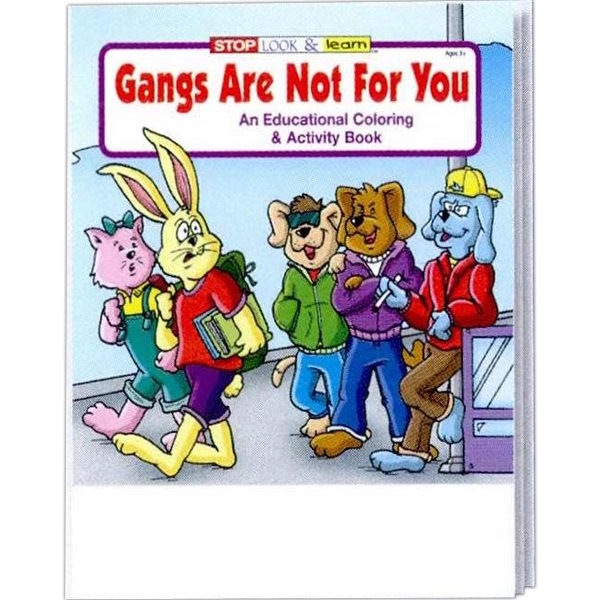 COLORING BOOK SET: Gangs Are Not For You educational coloring and... from ASI 45815 Coloring Book Solutions / Coloring Book Solutions™
