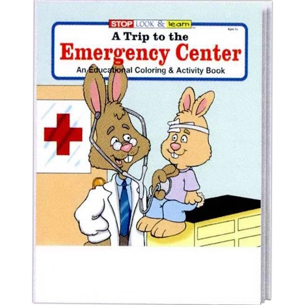 COLORING SET: A Trip to the Emergency Center coloring and activity... from ASI 45815 Coloring Book Solutions / Coloring Book Solutions™