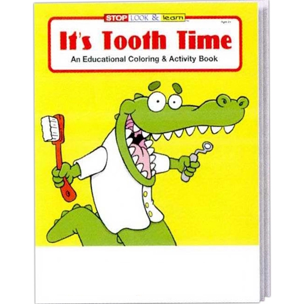It's Tooth Time educational coloring and activity book.... from ASI 45815 Coloring Book Solutions / Coloring Book Solutions™