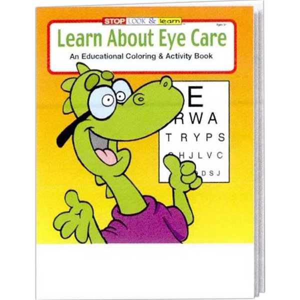 Learn About Eye Care educational coloring and activity book.... from ASI 45815 Coloring Book Solutions / Coloring Book Solutions™