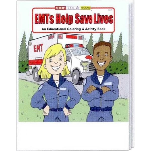 COLORING SET: EMTs Help Save Lives coloring and activity book fun... from ASI 45815 Coloring Book Solutions / Coloring Book Solutions™