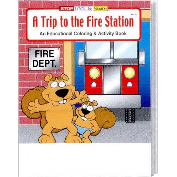 COLORING BOOK SET: A Trip to the Fire Station coloring and... from ASI 45815 Coloring Book Solutions / Coloring Book Solutions™