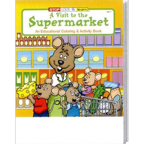 A Visit to the Supermarket coloring and activity book fun pack.... from ASI 45815 Coloring Book Solutions / Coloring Book Solutions™
