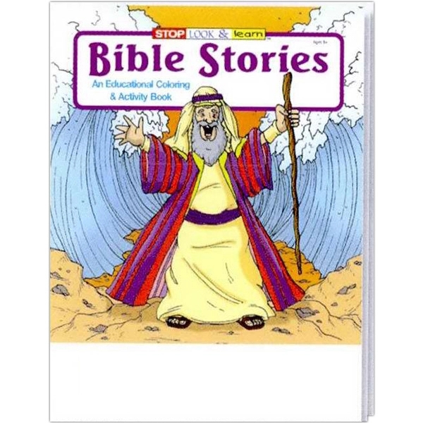 Bible Stories coloring and activity book fun pack.... from ASI 45815 Coloring Book Solutions / Coloring Book Solutions™