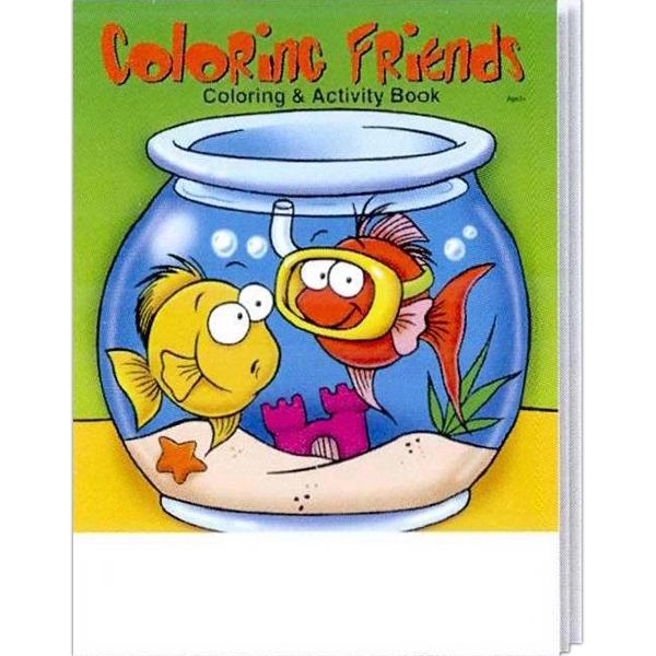 Coloring Friends everyday coloring and activity book fun pack.... from ASI 45815 Coloring Book Solutions / Coloring Book Solutions™
