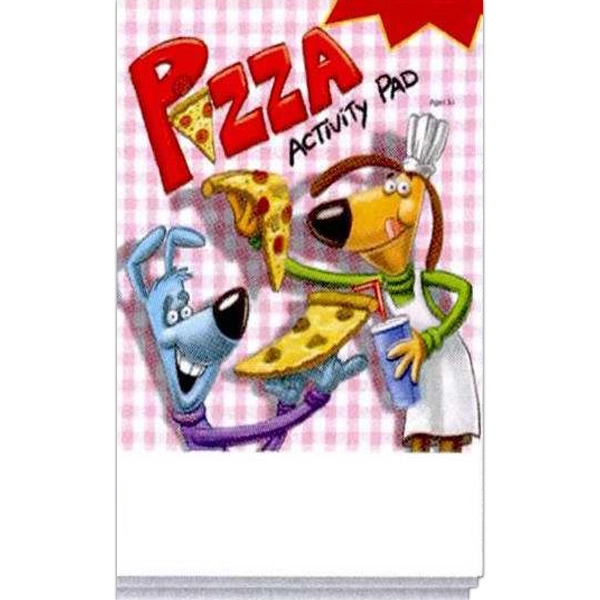Pizza activity pad fun pack with a 4-pack of unimprinted crayons.... from ASI 45815 Coloring Book Solutions / Coloring Book Solutions™