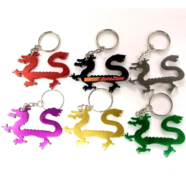 Dragon shape bottle opener with key chain.... from ASI 74585 Nu Promo International / Nu Promo Line