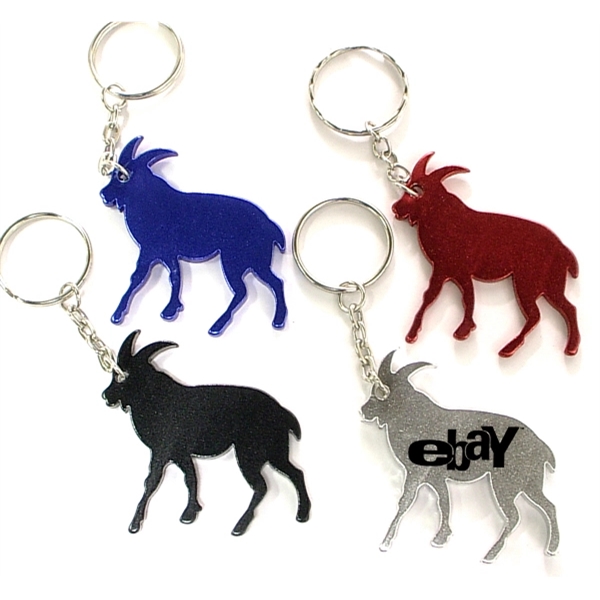 Goat shape bottle opener with key chain.... from ASI 74585 Nu Promo International / Nu Promo Line