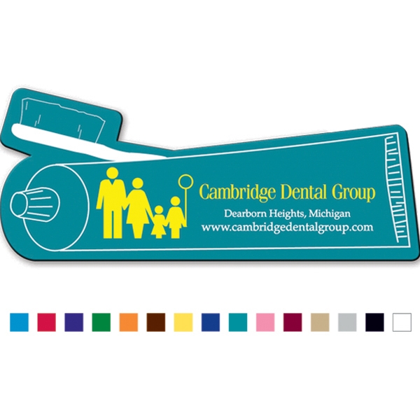 Toothpaste Tube -  Magnet made of flexible 30 mil permanent... from ASI 52840 Evans Manufacturing / Evans