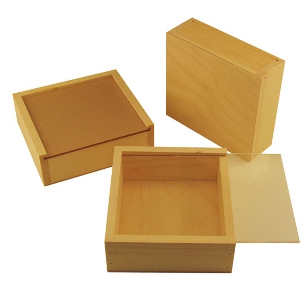 Wood Sliding Lid Box... from ASI 88156 Solid Dimensions Inc / Solid Dimensions Line