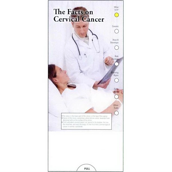 SLIDE CHART: The Facts on Cervical Cancer Slide Chart and information... from ASI 45815 Coloring Book Solutions / Coloring Book Solutions™ LivRite