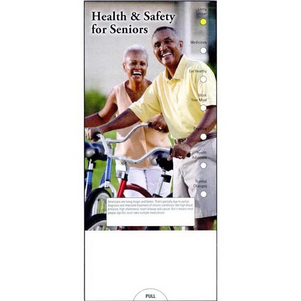 SLIDE CHART Health & Safety for Seniors Slide Chart and Information... from ASI 45815 Coloring Book Solutions / Coloring Book Solutions™ LivRite