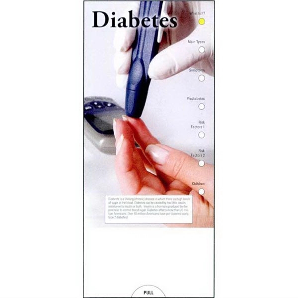 SLIDE CHART: Diabetes information based pocket guide and slide chart.... from ASI 45815 Coloring Book Solutions / Coloring Book Solutions™ LivRite