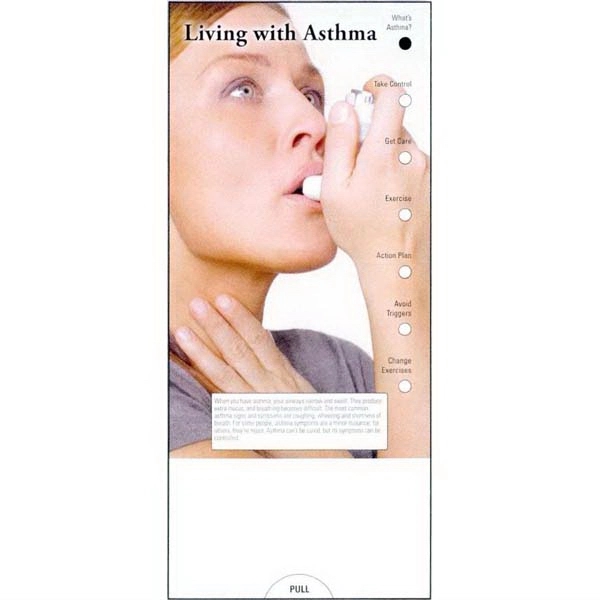 Living with asthma slide chart.... from ASI 45815 Coloring Book Solutions / Coloring Book Solutions™ LivRite