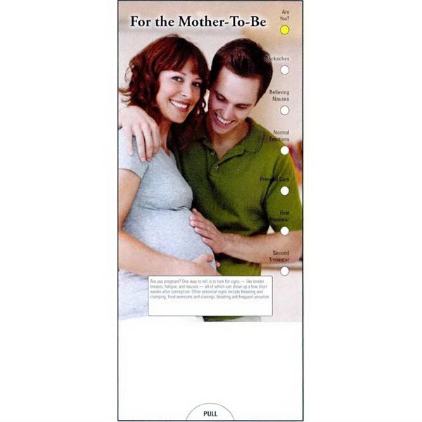 SLIDE CHART For the Mother-To-Be Slide Chart and Information Guide.... from ASI 45815 Coloring Book Solutions / Coloring Book Solutions™ LivRite