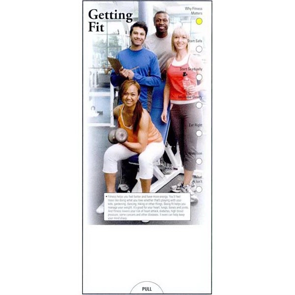 SLIDE CHART: Getting Fit Information based slide guide and informative chart... from ASI 45815 Coloring Book Solutions / Coloring Book Solutions™ LivRite