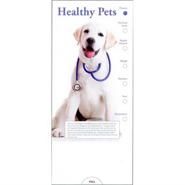 Slide chart healthy pets slide chart and information guide.... from ASI 45815 Coloring Book Solutions / Coloring Book Solutions™ LivRite