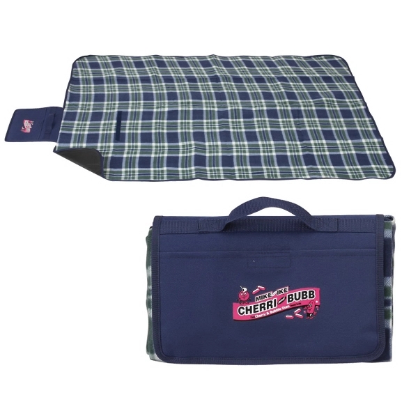 Fluffy fleece blanket,  water resistant PEVA, durable, comes with handle... from ASI 79384 Preferred Nation Inc / G-tech