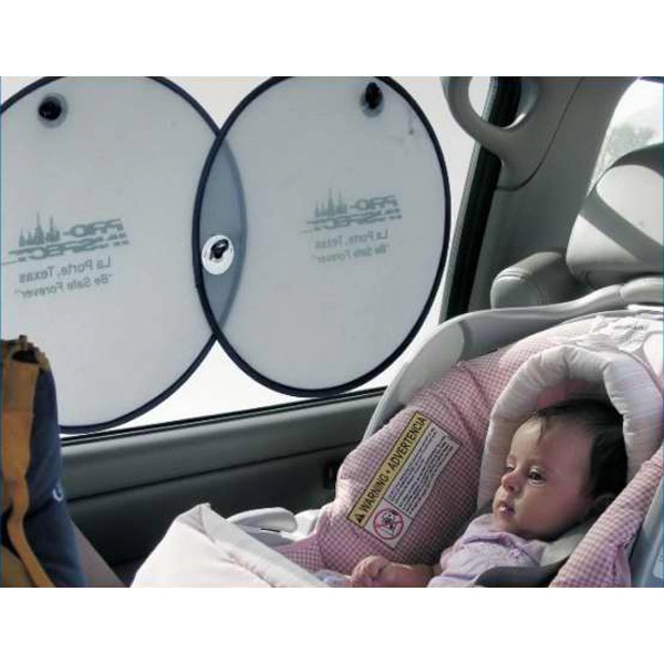 Silver mesh side shade, fits side or rear window.... from ASI 37586 Auto-Sun-shade/Intertek