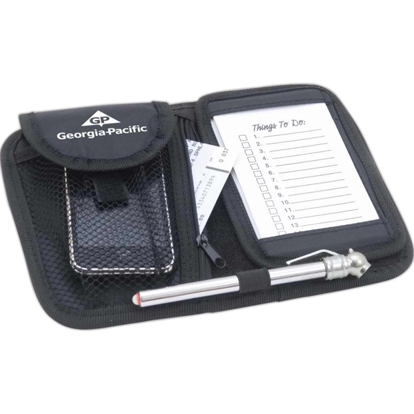 Patented car visor organizer with pull down index card.... from ASI 37586 Auto-Sun-shade/Intertek