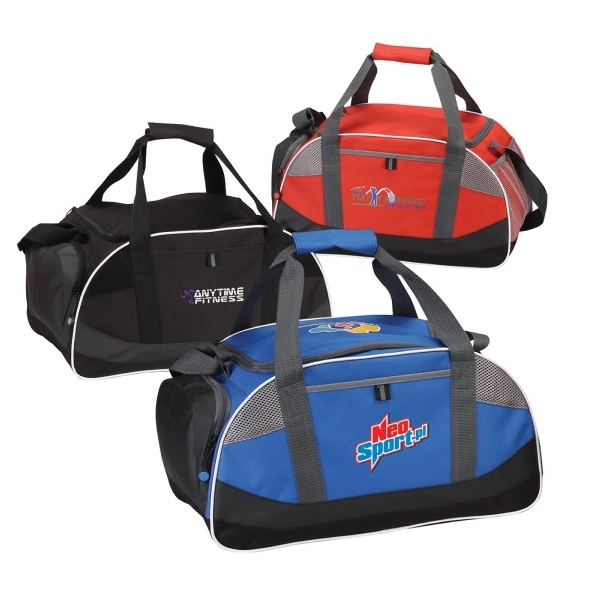 600d polyester with sporty look. has dual handles and adjustable shoulder... from ASI 79384 Preferred Nation Inc / G-tech