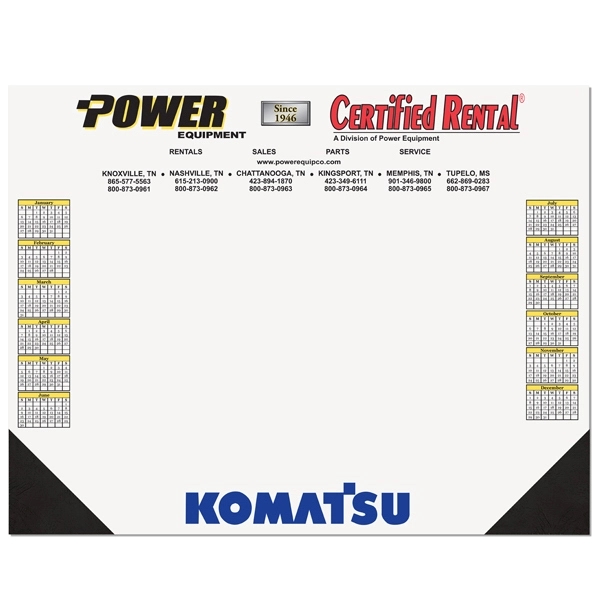 40 sheet full color non dated desk pad.... from ASI 50873 Drum-Line / Drum-line Inc