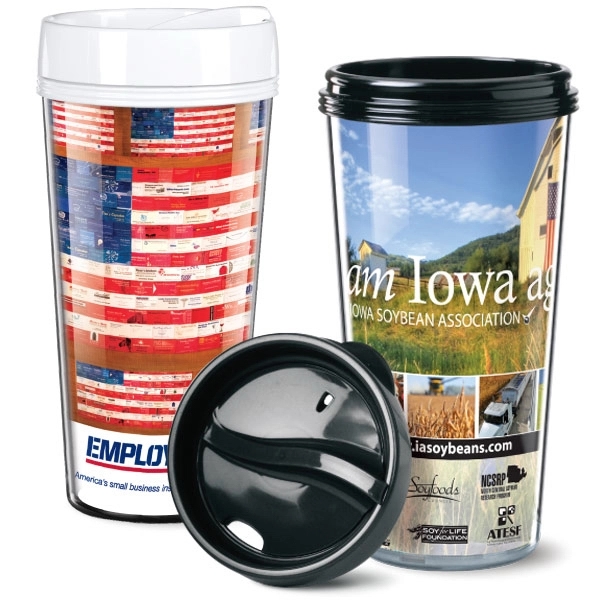 Travel tumbler, 16 oz. Made in the USA. BPA Free.... from ASI 80060 VisionUSA