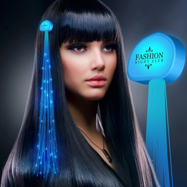 Blank or imprinted. light hair sparkle clip extensions .... from ASI 34194 ALightPromos / Alight Promotional Products