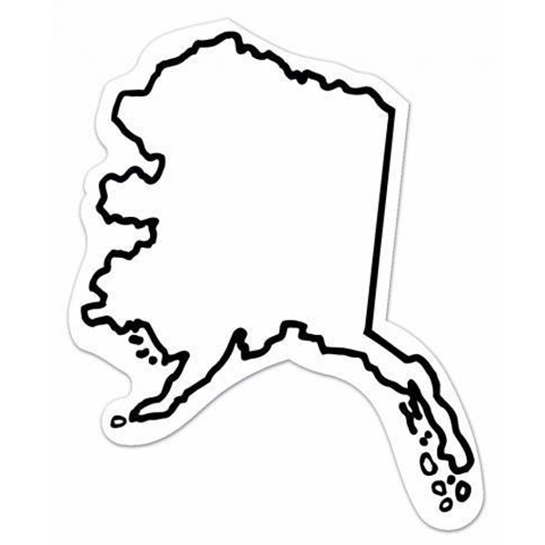Magnet - Alaska. Digital 4 color process print; stock 20 mil;... from ASI 80210 Quikey Mfg Co Inc / Quikey Line