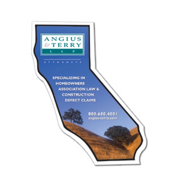 Magnet - California. Digital 4-color process print; stock 20 mil; 30... from ASI 80210 Quikey Mfg Co Inc / Quikey Line