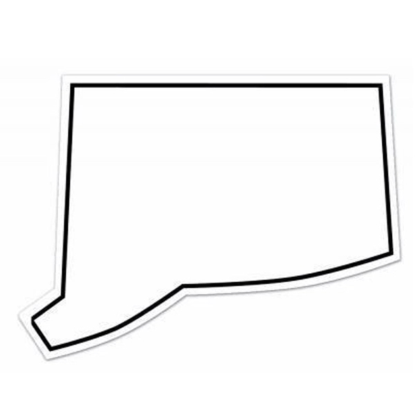 Magnet - Connecticut - full color. Digital 4CP print; stock 20... from ASI 80210 Quikey Mfg Co Inc / Quikey Line