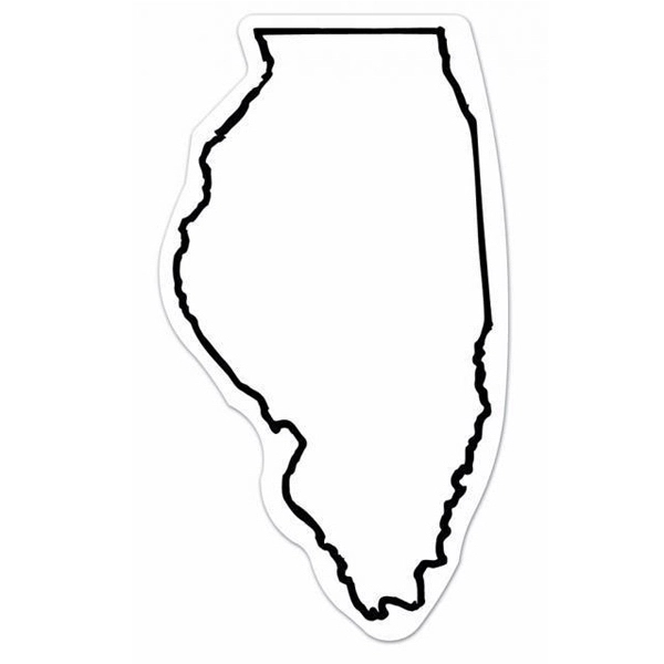 Magnet - Illinois. Digital 4 color process print; stock 20 mil;... from ASI 80210 Quikey Mfg Co Inc / Quikey Line