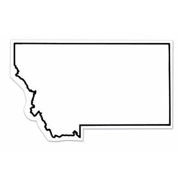 Magnet - Montana. Digital 4-color process print; stock 20 mil; 30... from ASI 80210 Quikey Mfg Co Inc / Quikey Line