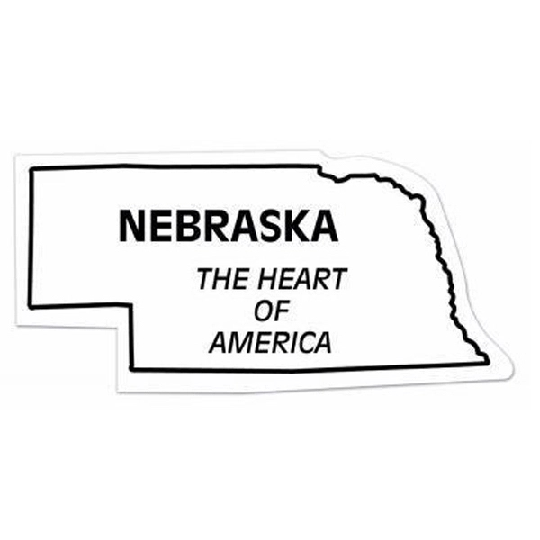 Magnet - Nebraska - full color. Digital 4 color process print.... from ASI 80210 Quikey Mfg Co Inc / Quikey Line
