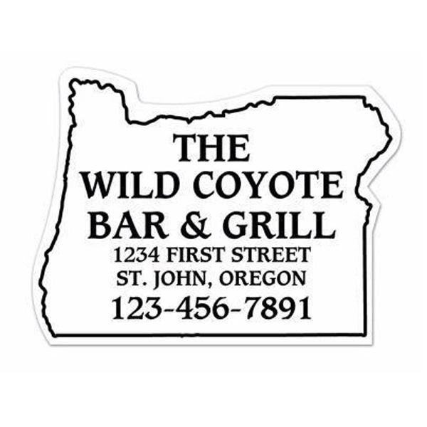 Magnet - Oregon. Digital four color process print; stock 20 mil;... from ASI 80210 Quikey Mfg Co Inc / Quikey Line