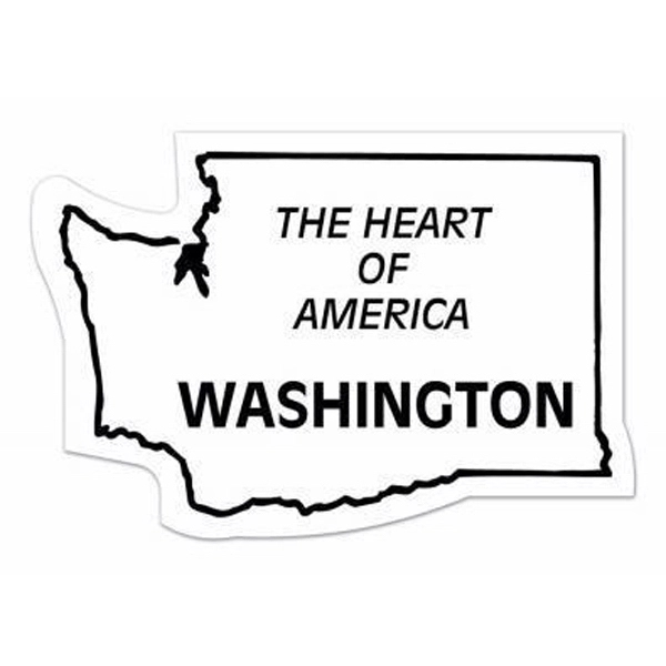 Magnet - Washington. Digital 4-color process print; stock 20 mil; 30... from ASI 80210 Quikey Mfg Co Inc / Quikey Line