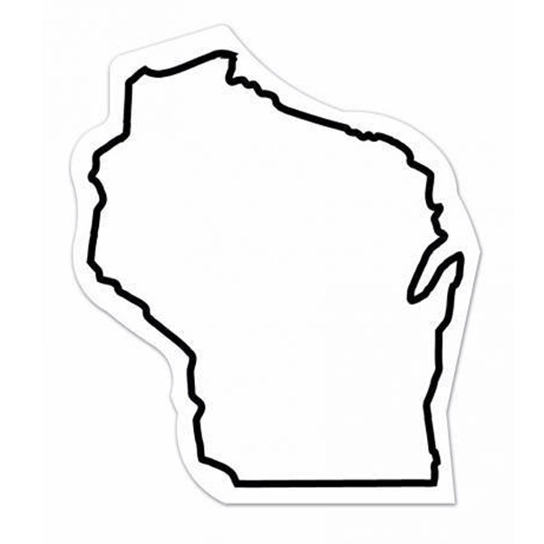 Magnet - Wisconsin. Digital 4 color process print; stock 20 mil;... from ASI 80210 Quikey Mfg Co Inc / Quikey Line