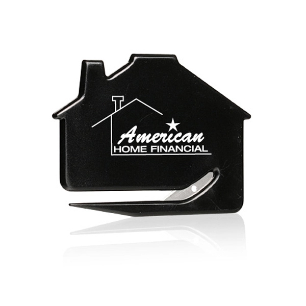 Printed house letter opener; plastic; 2.75" W x 2" H.... from ASI 39552 BEL Promo