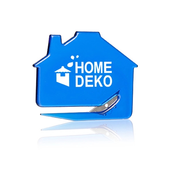 Printed house letter opener; plastic; 2.75" W x 2" H.... from ASI 39552 BEL Promo