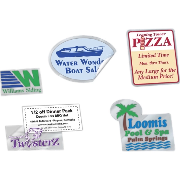 Frosty Matte Clear Vinyl (removable adhesive back) decals... from ASI 56950 Gill Studios Inc / Gill-Line®