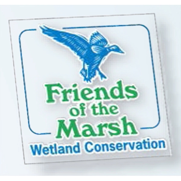 4" x 4" square removable car sticker made of vinyl with... from ASI 56950 Gill Studios Inc / Gill-Line®