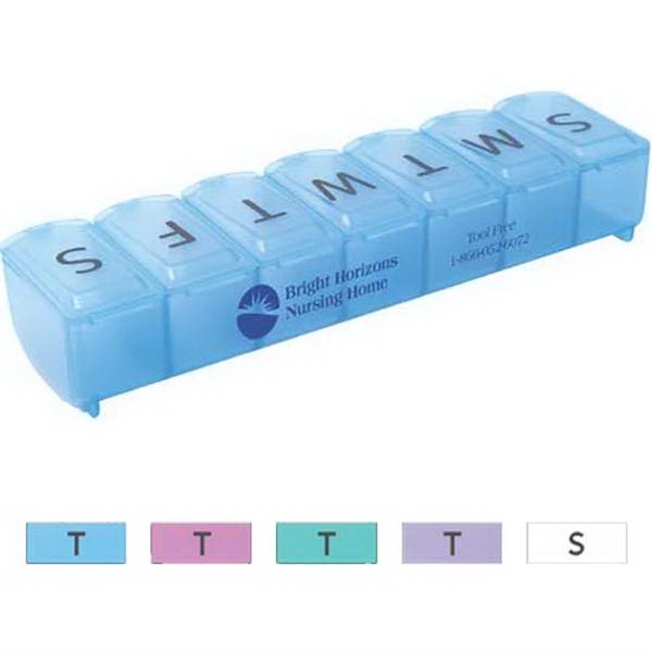 7-Day extra-large Bubble-Lok pill organizer.... from ASI 73823 Compass Health Brands dba Newday Medical Corporation / Newday Medical